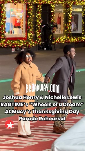 Have a preview of Joshua Henry & Nichelle Lewis singing “Wheels of a Dream” from RAGTIME Broadway rehearsing their Macy’s Thanksgiving Day Parade performance. Head to Broadway.com for tickets to experience RAGTIME on Broadway. Tune in to the 99th Annual Macy’s Thanksgiving Day Parade live on NBC and Peacock Thurs Nov 27th at 8:30am ET! #macysparade #joshuahenry #nichellelewis #ragtime #broadway | Broadway.com