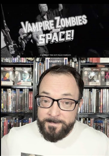 Vampire Zombies from Space! “In 1957, the small town of Marlow is under attack…” Michael Stasko and Jakob Skrzypa’s new horror comedy is an absolute blast! I ordered my blu-ray copy as soon as it was available. There are some horror legends in the mix too with Judith O’Dea and Lloyd Kaufman in an unforgettable role. Add this incredible film to your watchlist! If you’ve seen Vampire Zombies from Space, what are your thoughts? “If the bats on strings don’t get you, the vampires will!” #horrorcomed