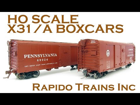 Pennsylvania Railroad PRR X31A boxcar from Rapido!