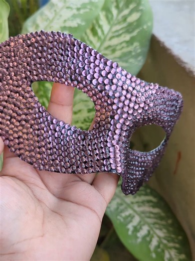DIY Sparkly Sequin Mask ✨🎭 | Easy Handmade Mask Tutorial #DIY #Craft #MaskMaking #SequinMask #HandmadeMask