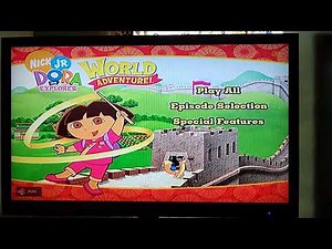 Dora the Explorer Dora's World Adventure 2006 DVD Menu Walkthrough