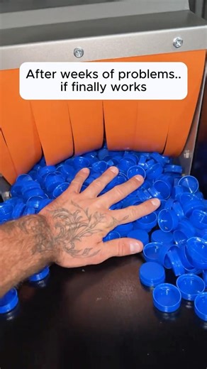 After weeks of problems.. this finally works! #recycling