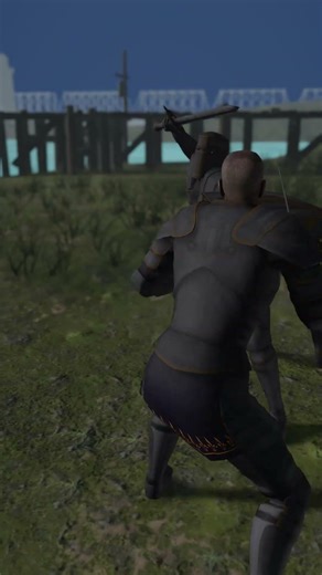 I Tried Cinematic Sword Combat in Unity.. #unity #gamedev #cinematic