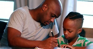Little Boy Doing Homework Home African Stock Footage Video (100% Royalty-free) 1078255280 | Shutterstock