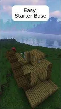 Minecraft Easy Survival Starter Base #minecraftbuilds