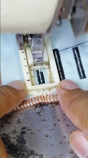 close-up of the easy buttonhole sewing process #sewing #sewingtutorial #buttonhole #1