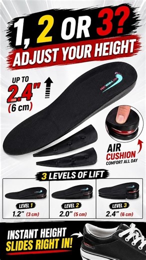Wait… There’s AIR Inside This Height Insole? 👀