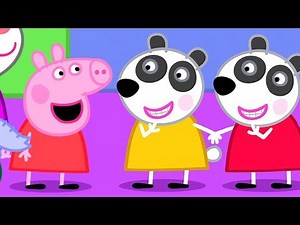 Peppa Pig English Episodes | Meet Peppa Pig's New Friends, Panda Twins! | Peppa Pig