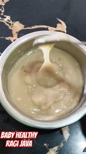 6+month's baby food simple and easy Ragi java recipe #baby #babyfriendly #healthy #food