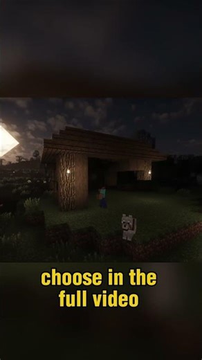 Interactive minecraft video #shorts #minecraft