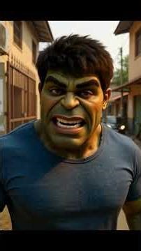 Hulk banega Cricketer | Part 1 | A Boy’s Determination ✅ #hulk #ai #onlyhulk