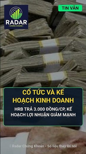 HRB: Trả cổ tức 3.000 đồng/cp, kế hoạch 2026 giảm sâu