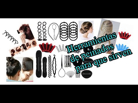Herramientas para hacer peinado y como se usan cada una