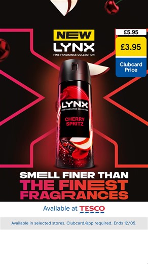 Smell Finer than the finest fragrances with the new Cherry Spritz - Now available in shower gel and stick, so you can smell fine all day, all over! | Lynx