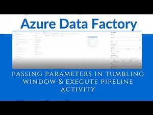 ADF - Passing parameters in Tumbling Window trigger & Execute Pipeline activity