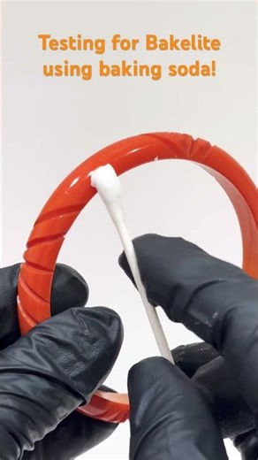Non-toxic test for Bakelite! #antiquecollectors #bakelite #vintagejewelry