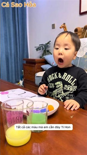 Cô giáo lỡ ăn hết kẹo màu sắc của Tí Hon#shorts