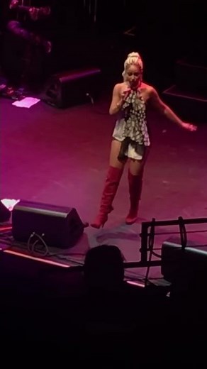 Mya performing new song