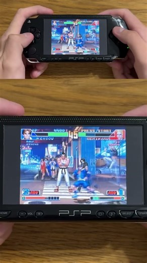 KOF PSP GAMEPLAY