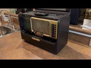 Restored Zenith Transoceanic T600 Demonstration