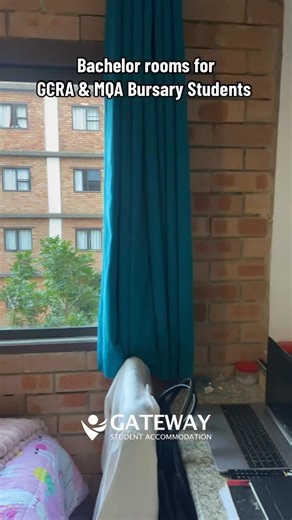 Bookings for 2026 are now open at Gateway. Secure this Bachelor unit while we still have space. If you use GCRA, MQA or any other Bursary you can also qualify for it. Reach out to us while we still have space. Call: 011 720 0911 WhatsApp : 060 888 880 Email: info@gatewayres.co.za | Gateway Student Accommodation