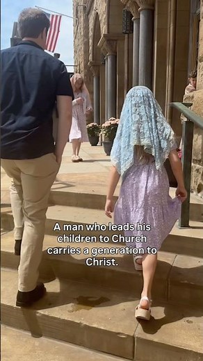 Fathers: Pass down the faith ✝️ #catholic