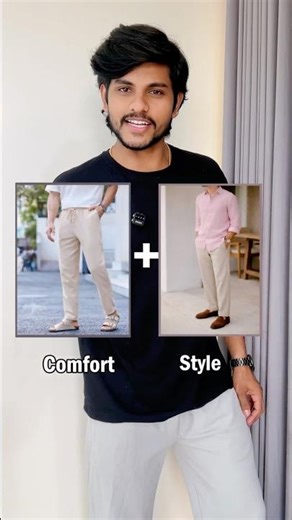 Comfort + Style under ₹700? Linen Pants Review 🔥 White vs Beige#shorts #ytshorts #fashion #lenin