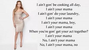 365K views · 9K reactions | AIN'T YOUR MAMA // Jennifer Lopez | L Y R I C X | Facebook