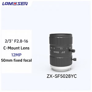 [Hot Item] Lomsen Zx-Sf5028yc 50mm 2/3", 12MP Resolution, C-Mount Lenses for Machine Vision Cameras
