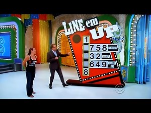 The Price is Right - Line Em Up - 9/26/2012
