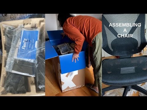 Assembling the Union Scale FlexFit Dexley Mesh Task Chair from Staples