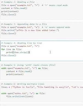 File Handling in Python | Read, Write & Append Explained