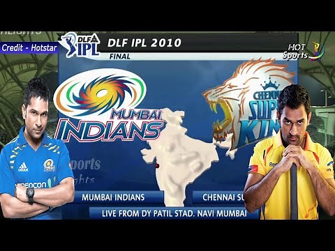 IPL 2010 Final - Chennai Super Kings vs Mumbai Indians | Full Match Highlights | Sachin vs Dhoni