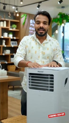 DAYTON Portable Air Conditioner 300 sq ft 350 sq ft 60yp71