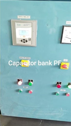 # Shorts HT Capacitor bank power factor show in apfc