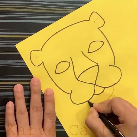 #shorts | Lion face mask | Lion mask | How to make Lion mask | Animal face mask