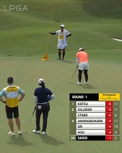 Check out @maybankchampionship's Round 1 leader Mao Saigo's highlights! | LPGA
