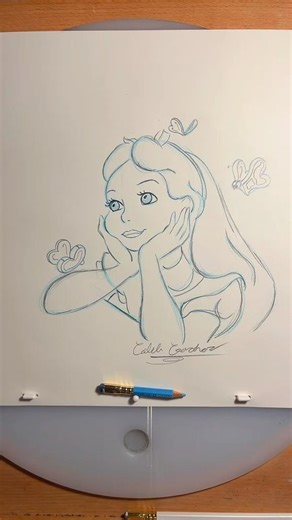 #disney#alice#animation#traditional#handdrawn