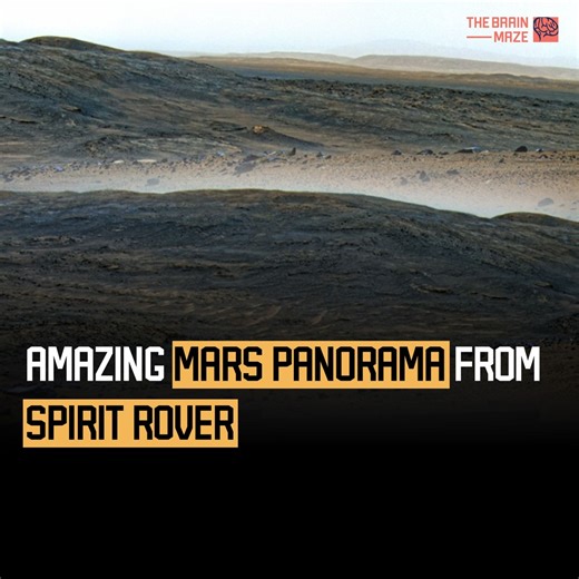 Experience a stunning high-quality panorama of Mars, captured by the Spirit rover on SOL 613. This amazing panorama shows the breathtaking Tennessee Valley landscape. For the audio, we've used real audio from Mars. It was recorded by Perseverance Rover in 2021. The raw images taken by Curiosity Rover were combined by Neville Thompson. Take a closer look at these panoramas on this link: http://www.nev-t-gigamacros.com/ | The Brain Maze
