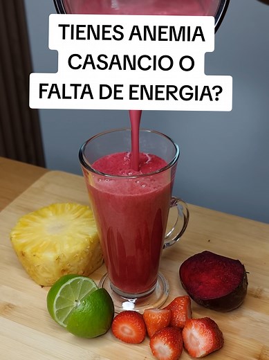 Batidos saludables para combatir la anemia y la fatiga