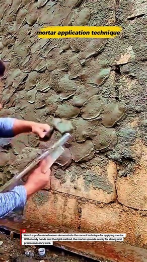 Pro Mason Demonstrates the Perfect Way to Apply Mortar 🧱