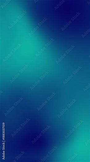 A seamless vertical loop of soft, fluid gradients in teal and navy blue. Perfect for mobile social media stories, TikTok backgrounds, and modern minimalist digital displays.