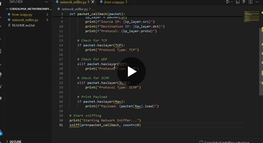 #codealpha #cybersecurity #python #networksecurity #ethicalhacking #scapy #internship #computerscience #learningjourney #tech | Abdullah Sayeedi