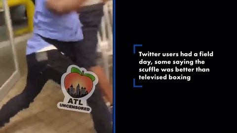 Waffle House worker, customer trade blows during fight outside Atlanta: video