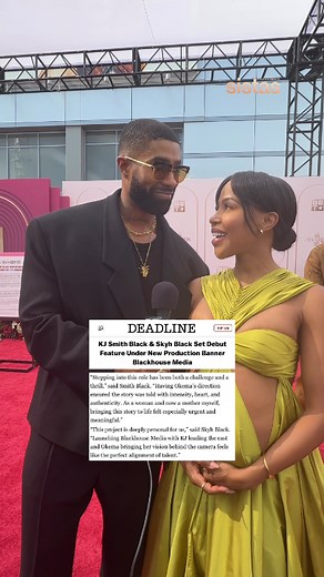 The secret is out!! Power couple @kjsmithofficial & @skyhblack are stepping into a new chapter together, launching Blackhouse Media and making their debut feature film together. We’ve enjoyed seeing the passion and heart that they bring to their characters on Sistas and All The Queens Men, now we’ll be able to witness that same impact and storytelling on their upcoming projects behind and in front of the camera. 🎥🙌🏾 Show some love and congratulate KJ and Skyh on their amazing milestone! ❤️ #S