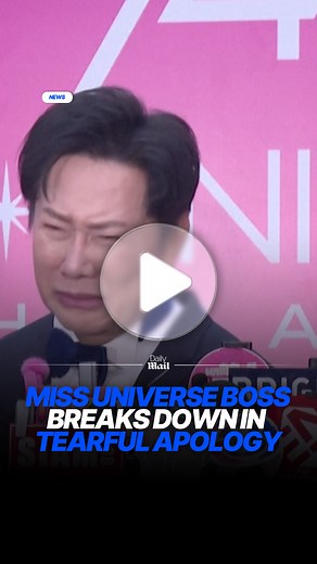 Miss Universe boss Nawat Itsaragrisil broke down in a tearful apology after he branded Miss Mexico a 'dummy'. Miss Universe contestants staged a mass walkout from one of this year's events in solidarity with Miss Mexico, after the pageant president publicly reprimanded the contestant for showing 'no respect'. | Daily Mail Video