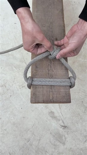 Rope Swing Setup 🎉 Strong & Safe Knot Trick 👍 #craft #outdoors #skills