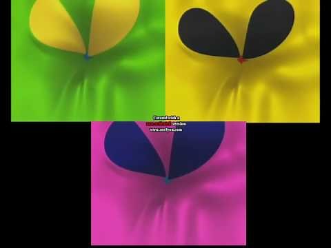 Toon Disney Branding Green Yellow And Pink