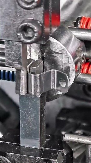 Metal clip bending process