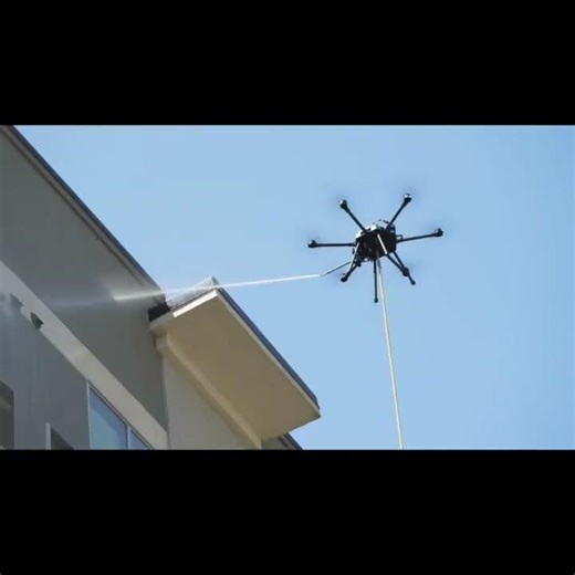 Drone Cleaning Solution | High-Rise & Industrial Surface Cleaning UAV